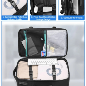 <strong>Waterproof</strong> Oxford Business Laptop <strong>Backpack</strong> Durable Large Capacity Elegant Casual Outdoor Sports School Unisex for Men and <strong>Women</strong> - Product Image 4