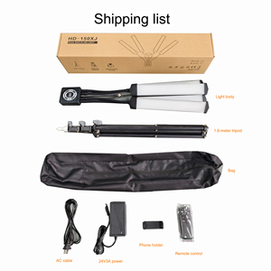 Kit d'éclairage vidéo LED professionnel à 4 bras CRI 90+ portable <span class=keywords><strong>pour</strong></span> studio <span class=keywords><strong>photo</strong></span>, idéal <span class=keywords><strong>pour</strong></span> YouTube, TikTok, créateurs de contenu, vlogs et miroirs - Product Image 5