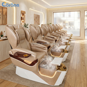 Muebles para Salón de Uñas, Silla de Pedicura Eléctrica de Lujo con Masaje y <span class=keywords><strong>Spa</strong></span> para Pies, con Lavabo para <span class=keywords><strong>Spa</strong></span> de Pies - Product Image 1
