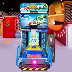 Simulateur de course et de surf NINIX à monnayeur, haute qualité, très demandé, pour aire de jeux intérieure, en verre trempé - Product Image 4