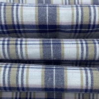 Échantillon gratuit Fabricant chinois de fils de coton polyester teints en polaire à carreaux tissés pour jupes chemise tissu d'uniforme scolaire