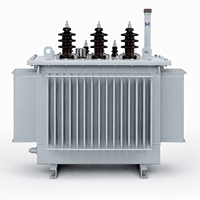 Transformateur triphasé à noyau en fer rempli d'huile, modèle S11-M-160/10, transformateur de puissance 10 kV vers 0,4 kV