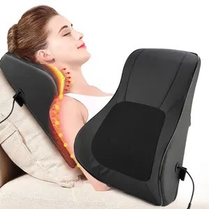 Cojin de masaje – coussin de Massage électrique chauffant pour le dos, siège de voiture, relaxation Shiatsu