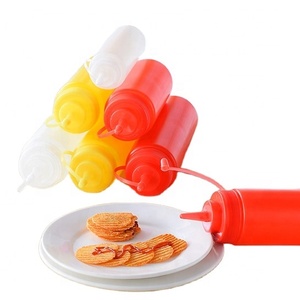 <b>Plastic</b> 1oz 5oz <b>Squeeze</b> <b>Bottle</b> BPA Free Pancake Art Thick Sauce 500ml Mouthwash - Product Image 3