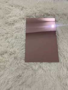 3mm Eco-Friendly <b>Mirror</b> Acrylic Sheet with Cutting Service <b>Rose</b> <b>Gold</b> and Silver 4x8ft for Photography Studios - Product Image 5