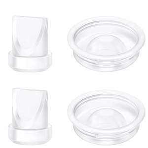 ملحقات بديلة لمضخة الثدي الكهربائية متوافقة مع مومكوزي V2/V1، تتضمن صمامين على شكل منقار البط وحجابيتي سيليكون - Product Image 2