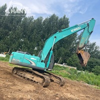 Gebrauchter Bagger zum Verkauf Kobelco SK210 Geringe Laufleistung Originallackierung Sofort Einsatzbereit Kraftstoffeffizient Langlebige Konstruktion Klimaanlage