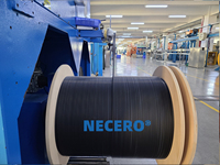 Cable Plano de Fibra Óptica GYFXTBY SM OS2 FTTP FTTH de 1, 2, 4, 6, 8, 12, 24 Hilos para Optitap
