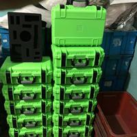 DPC064-1 plastique dur de qualité verte, protection des outils de transport, stockage, boîtier étanche avec mousse personnalisée