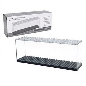 Boîte de rangement pour blocs de construction pour enfants BLOCKMOC, boîte de présentation en plastique transparent 10712, vente en gros, petites briques, jouets pour enfants de 6 ans et plus, conforme aux normes ASTM - Product Image 1