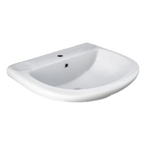 Lavabo Orient Ninfea de un solo orificio de 65 cm para montaje en pared - Product Image 1