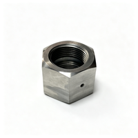 Raccords de tuyauterie hydraulique sur mesure usinés CNC en SUS 304/316, adaptateur fileté haute pression mâle-femelle, raccord hexagonal pour système de fluides