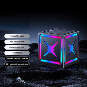 트렌디한 하이파이 사운드 LED 디지털 디스플레이 스피커 미니 휴대용 스피커 MP3 플레이어 블루투스 음악 스피커 - Product Image 3