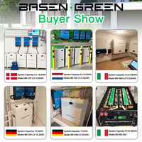 Meilleures ventes de batteries de stockage d'énergie murales et d'onduleurs Lifepo4 Lithium Ion Powerwall 48V 51.2V 100Ah 200Ah 10Kwh montées