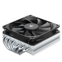 Refroidisseur de type push FEZCOOL C906-X45, 6 caloducs, boîtier ITX tout-en-un, compatible 1700/115x/AM4 Nolight