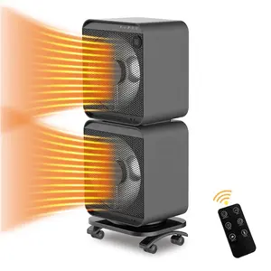 JJPRO Greenfly 2023 Best Selling Fast Heating Household fan Heater Energy Saving 1500W Portable Infrared Heater Electric Heater