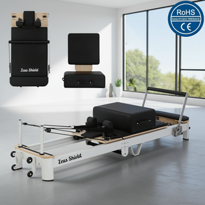 Reformer de Pilates Multifuncional de Aleación de Aluminio con Diseño Plegable para Uso en Casa, Estudio o Gimnasio - Equipo de Ejercicio Portátil y Duradero - Product Image 1