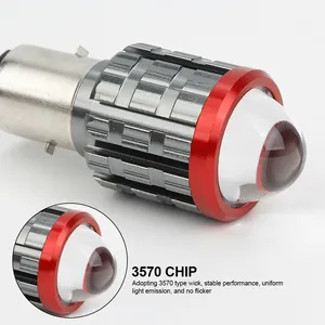 Universele <span class=keywords><strong>H4</strong></span> LED motorfiets koplamp BA20D H6 Moto LED lamp motorfiets koplamp wit geel COB grootlicht dimlicht DC AC 12-80V - Product Image 4