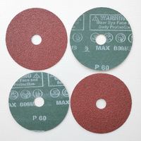 Disques abrasifs en fibre de résine de 4 pouces, dureté moyenne, disques de ponçage et de meulage à trous, grains 36 et 50, OEM personnalisé pour le meulage de surface