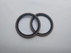 Hydraulic Glyd Ring SPGO In Bronze Filled PTFE NBR For Hydraulic Piston Rod Seals Height 6.3mm