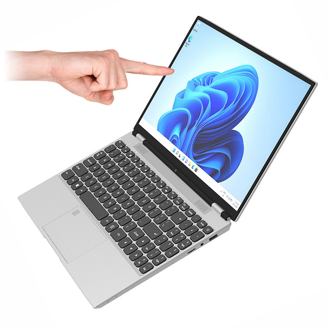 Wholesale 2025 New Ultrathin 15.6 Inch Touch Screen Intel N100 Quad Core Laptop for Home School Business Office Notebook