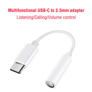 Adaptador de conector de auriculares tipo <span class=keywords><strong>C</strong></span> AUX, convertidor de Audio para Huawei Mate 40 Xiaomi, <span class=keywords><strong>USB</strong></span> <span class=keywords><strong>C</strong></span> a 3,5mm, precio de fábrica - Product Image 4
