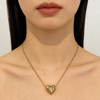 Collares con Colgante de Cristal de Múltiples Formas SongYi para Mujer, Corazón, Flor, Cuadrado, Redondo, Cadena Delicada, Joyería de Moda