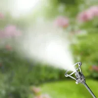 Système de brumisation extérieur multifonctionnel en acier inoxydable 100 bars, brumisateur électrique intelligent pour jardin, terrasse, pelouse, anti-moustiques et anti-parasites