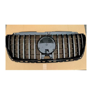 Calandre avant noire à barres verticales style B <span class=keywords><strong>AMG</strong></span> GT améliorée pour Mercedes Benz <span class=keywords><strong>Sprinter</strong></span> 2014-2017 W907 - Product Image 3