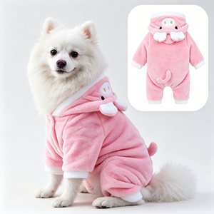 Disfraz Cálido <span class=keywords><strong>de</strong></span> Terciopelo Coral para Mascotas, Sudadera con Capucha para Invierno, Traje Suave para Cachorros, Perros Pequeños, Gatos, Teddy, Corgi, <span class=keywords><strong>Chihuahua</strong></span> - Product Image 4