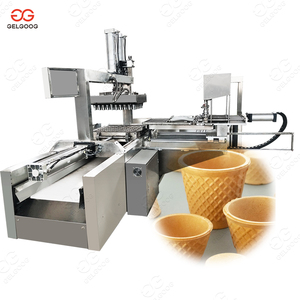In vendita a caldo bello stampi wafer cono gelato formando machine|cone facendo linea di produzione. Che forma wafer cono gelato - Product Image 6