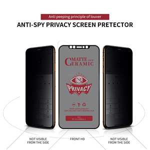 Pellicola Protettiva <span class=keywords><strong>Privacy</strong></span> per Telefono Cellulare 2021 Anti-Spia in Ceramica Morbida Opaca per <span class=keywords><strong>iPhone</strong></span> 12 Pro Max - Product Image 4