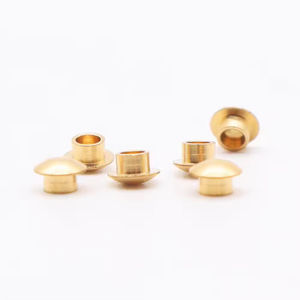 Rivets en laiton à tête ronde semi-tubulaires, fixations – <span class=keywords><strong>Prix</strong></span> usine, fabricant, fournisseur - Product Image 2