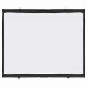 W2B VidaXL proiezione motorizzata 50 pollici 4:3 Aspect Ratio da parete 120 pollici bianco opaco cornice fissa vetro 60 110 pollici - Product Image 3