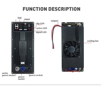 Équipement audio professionnel carte amplificateur de haut-parleur actif classe D 1200W module amplificateur DSP