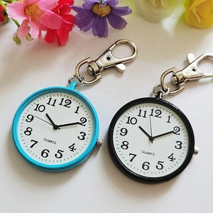 Nouvelle Arrivée <span class=keywords><strong>Montre</strong></span> <span class=keywords><strong>Infirmière</strong></span> Noire à Porte-clés, Logo Personnalisé Moderne, <span class=keywords><strong>Montre</strong></span> de Poche à Cadran Ouvert, Mouvement à Quartz, Boîtier en Alliage - Product Image 5