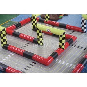 Livraison aérienne gratuite à <span class=keywords><strong>la</strong></span> porte, piste <span class=keywords><strong>de</strong></span> voiture pare-chocs extérieur, piste <span class=keywords><strong>de</strong></span> kart gonflable commerciale en pvc personnalisée - Product Image 5