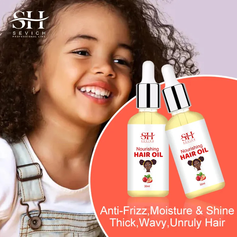 Natural Kids Children Hair Growth Oil Organic Extra Strawberry Strength Growth Nourishing Hair Growth Oil