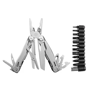 All Tools In Lock Foldable And Self-Locking Multitool Knife Kit With Upgraded Scissors, Wire Cutter Multi Tool