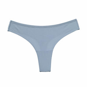 Tangas de corte alto sexys para mujer, de uso diario, multicolor, de punto sólido, de elastano/nailon, antibacterianas, sin costuras, que realzan la cadera - Product Image 6