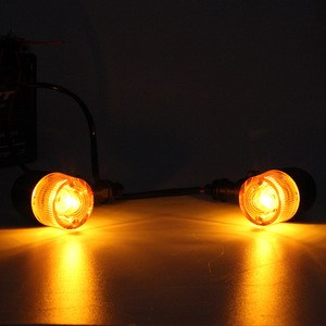Clignotant Vintage de Moto à Lentille <span class=keywords><strong>Ambre</strong></span> Lampe LED pour Harley Modèle Avant LEDMT-0040 1 An de Garantie <span class=keywords><strong>Prince</strong></span> Cruise - Product Image 5