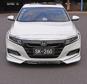 Lèvre de pare-chocs avant blanche style SK-260, diffuseur de pare-chocs avant, kit carrosserie pour Honda Accord 10ème génération 2018-2021, accessoires auto - Product Image 2