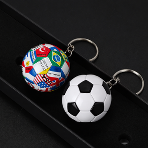 Custom Competition Pendant Sports <strong>Key</strong> <strong>Chains</strong> 3d Pvc Mini Football Pendent <strong>Plastic</strong> Keychain Soccer Ball Keychain for Gift - Product Image 4