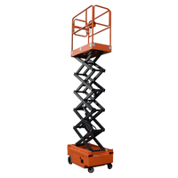 Eterlift Lagerhaus-Nutzung Schmaler Elektrischer Scherenlift 300kg Traglast 3-4,8m Mobile Hubarbeitsbühne