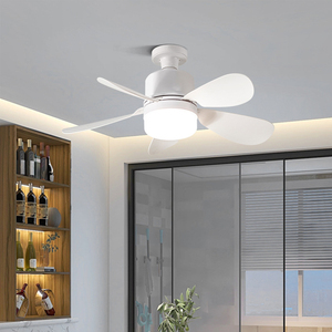 Sala <span class=keywords><strong>de</strong></span> estar y dormitorio Atenuación ajustable Control remoto <span class=keywords><strong>de</strong></span> cinco aspas Bombilla E27 Ventilador <span class=keywords><strong>de</strong></span> <span class=keywords><strong>techo</strong></span> moderno Accesorio <span class=keywords><strong>de</strong></span> iluminación - Product Image 1