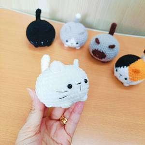 Kaiyue lindo gato juguetes Tinny Amigurumi animales juguetes <span class=keywords><strong>para</strong></span> niños ganchillo <span class=keywords><strong>aguja</strong></span> creaciones usando tela de algodón regalos <span class=keywords><strong>para</strong></span> niños - Product Image 5