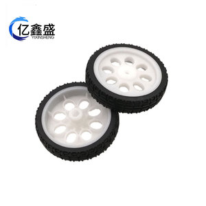 Roues de robot YIXINSHENG 521 en plastique, jouet éducatif pour plateforme de robot intelligent - Product Image 1