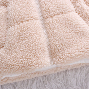 Gilet matelassé unisexe pour enfants, chaud et respirant, à col roulé, avec fermeture éclair, imprimé, pour l'hiver, 1-6 ans - Product Image 4