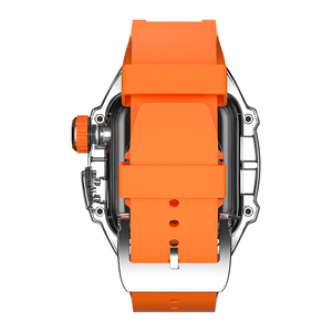 Correas de Reloj Deportivas de Fluororubber de 44 mm y 45 mm con Caja Transparente para Apple Iwatch Band 7 6, Venta de Fábrica BEEFLYPOWER - Product Image 5