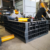 Presse à balles hydraulique automatique BRD 315T haute productivité 74 kW avec moteur à roulement pour déchets industriels en alliage d'aluminium et acier inoxydable